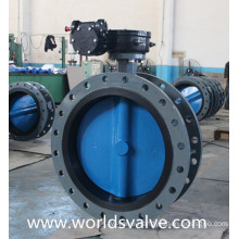 D41X Double Flange Butterfly Valve with Painting Disc